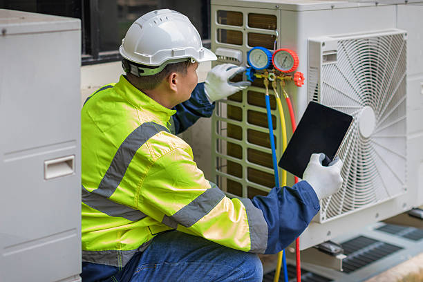 Professional Emergency Hvac technician working in Winona Lake, IN